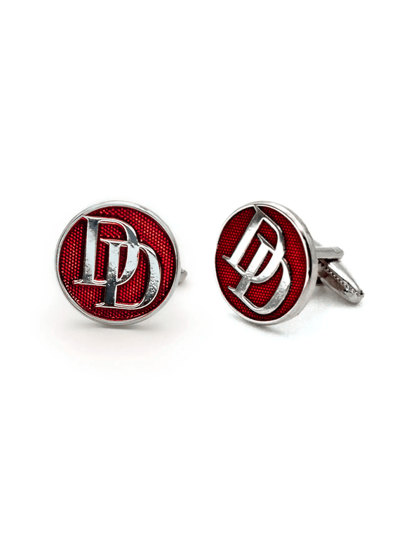 Daredevil Cufflinks, Marvel Tie Clip, Groomsmen Jewelry, Men’s Wedding Gifts