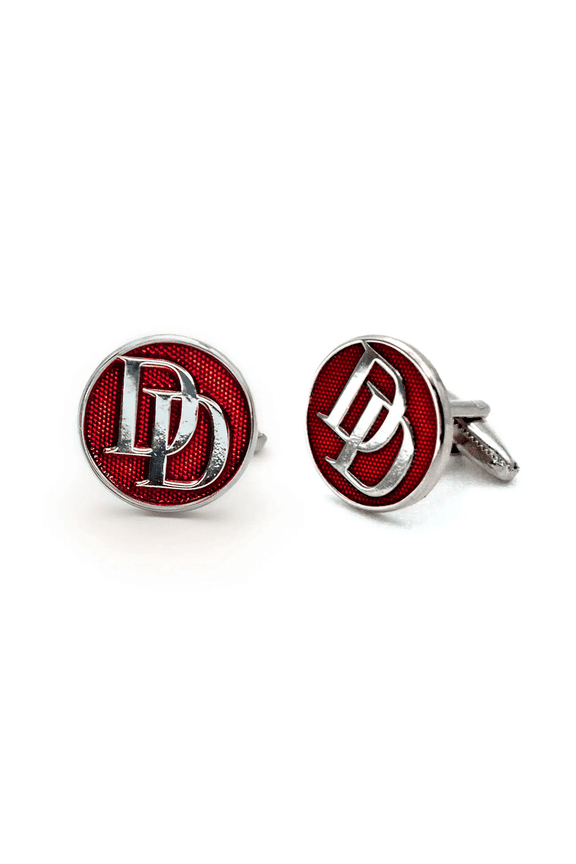 Daredevil Cufflinks, Marvel Tie Clip, Groomsmen Jewelry, Men’s Wedding Gifts