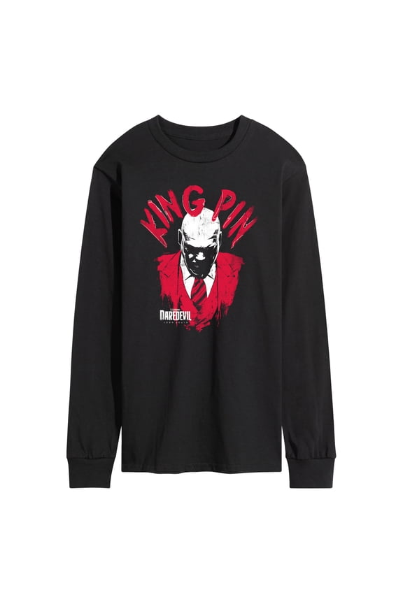 - King Pin Halo - Men's Long Sleeve Graphic T-Shirt