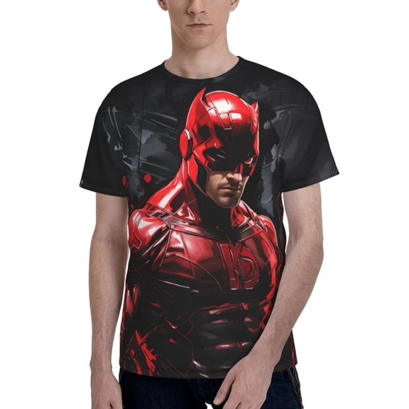 Daredevil Men's T-Shirt Graphic Print Crew Neck Unisex Short Sleeve Hip Hop Adults Tees Top Streetwear