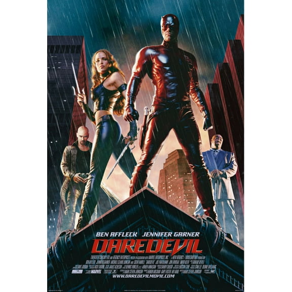 Daredevil Movie Poster 16"x24" Poster Medium Art Poster 16x24 Multi-Color Square Adults Best Posters