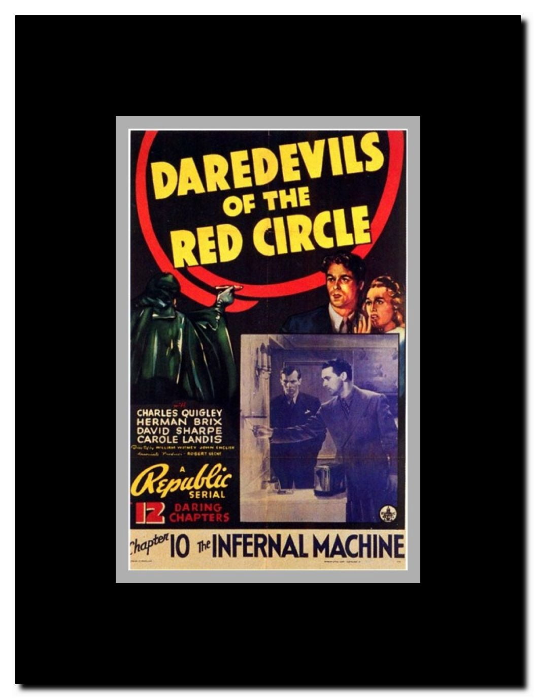 Daredevils of the Red Circle Framed Movie Poster