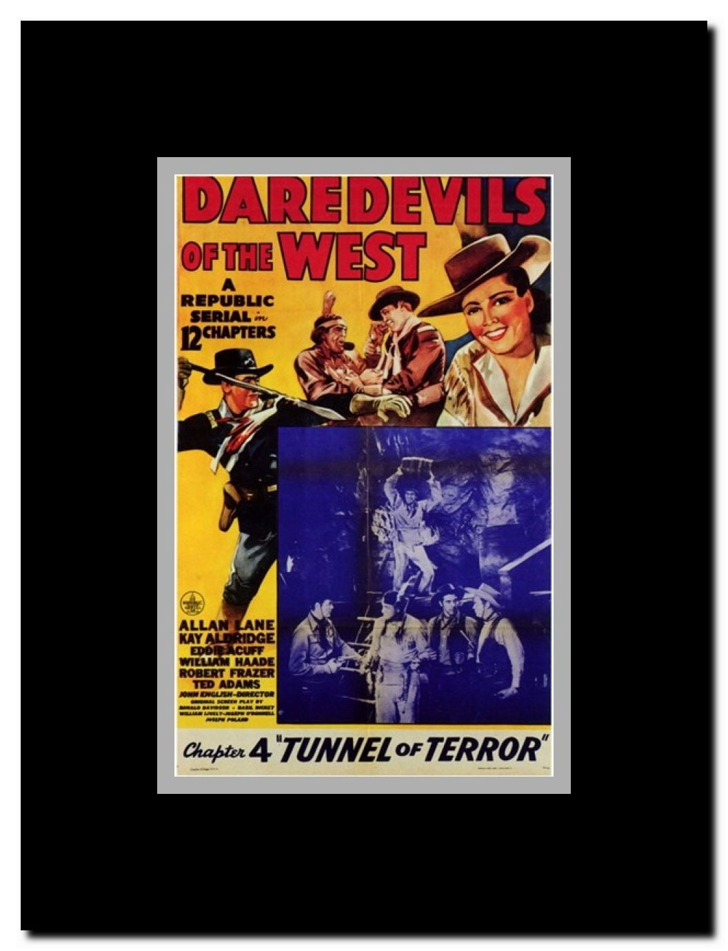 Daredevils of the West Framed Movie Poster