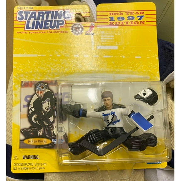Daren Puppa Tampa Bay Lightning NHL 1997 Starting Lineup