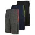 thumbnail image 1 of Daresay 3 Pack: Men's Basketball Shorts Dry Fit Mens Athletic Shorts with Drawstring (Sizes up to 3X), 1 of 5