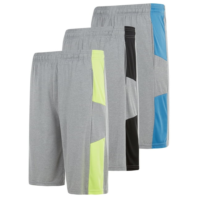 Daresay 3 Pack Men's Basketball Shorts Dry Fit Mens Athletic Shorts