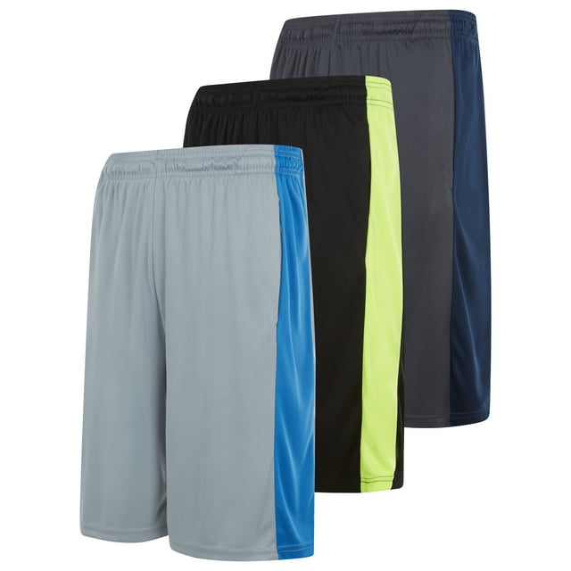 Daresay 3 Pack Men's Basketball Shorts Dry Fit Mens Athletic Shorts
