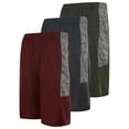 thumbnail image 1 of Daresay 3 Pack: Men's Basketball Shorts Dry Fit Mens Athletic Shorts with Drawstring (Sizes up to 3X), 1 of 5