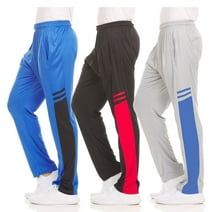 Daresay Mens Dri-Fit Pant 3 Pack-Moisture Wicking, High Performance, Comfy Spandex-Poly Blend (Up To Size 3XL)