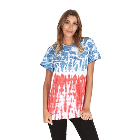 Tie Dye Style T-Shirts Men - Fun, Multi Color designs Tops