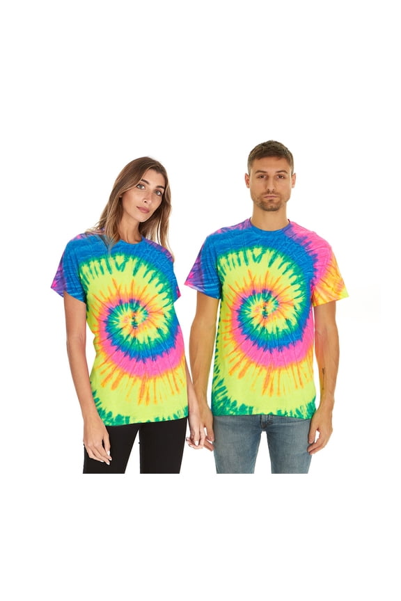 Tie Dye Style T-Shirts Men - Fun, Multi Color designs Tops