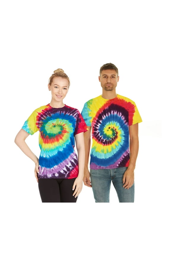 Tie Dye Style T-Shirts Men - Fun, Multi Color designs Tops