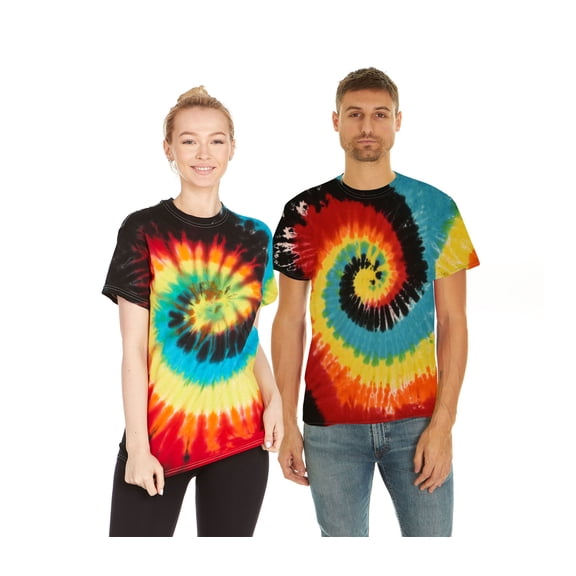Daresay Tie Dye Style T-Shirts Men - Fun, Multi Color designs Tops