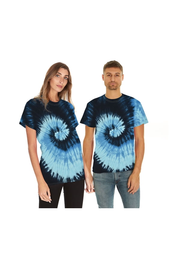 Tie Dye Style T-Shirts Men - Fun, Multi Color designs Tops