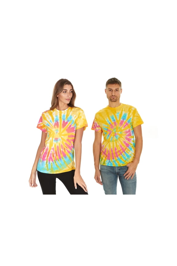 Daresay Tie Dye Style T-Shirts Men - Fun, Multi Color designs Tops