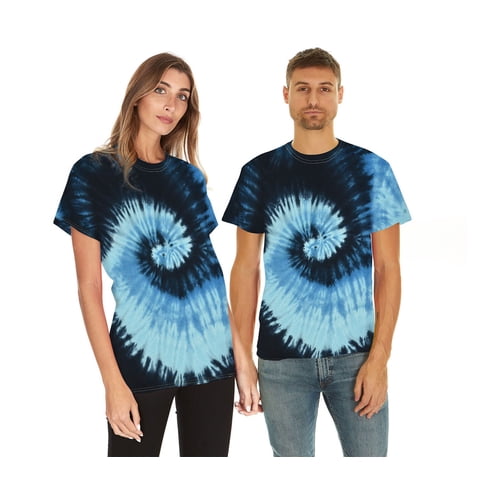 Tie Dye Style T-Shirts Men - Fun, Multi Color designs Tops