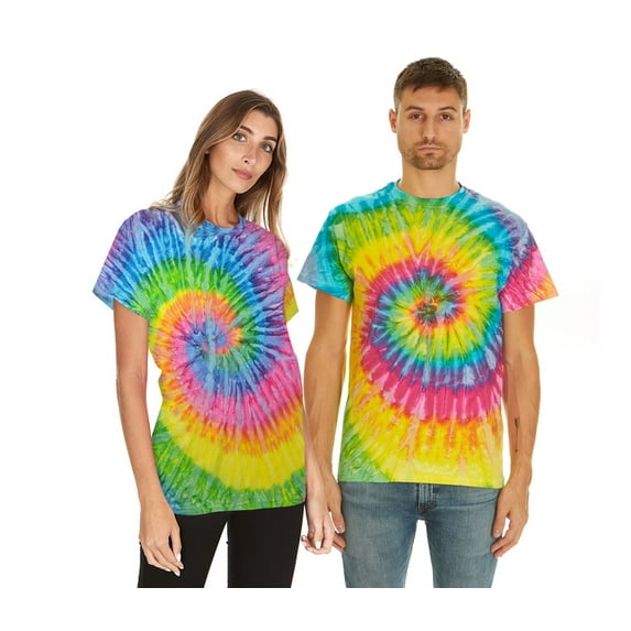 Daresay Tie Dye Style T-Shirts Men - Fun, Multi Color designs Tops