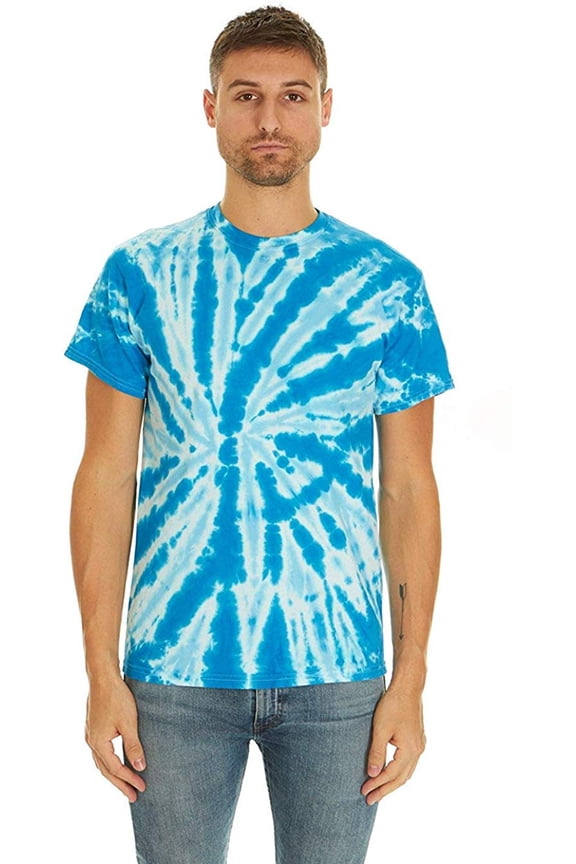 Tie Dye Style T-Shirts Men - Fun, Multi Color designs Tops