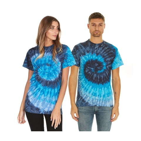 Tie Dye Style T-Shirts Men - Fun, Multi Color designs Tops