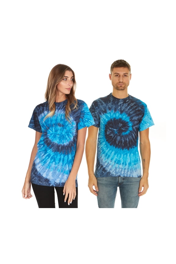 Tie Dye Style T-Shirts Men - Fun, Multi Color designs Tops