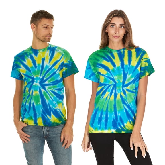 Daresay Tie Dye Style T-Shirts Men - Fun, Multi Color designs Tops