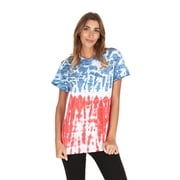 Daresay Tie Dye Style T-Shirts Women - Fun, Multi Color designs Tops