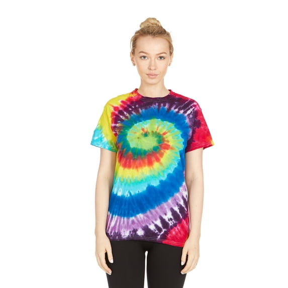 Daresay Tie Dye Style T-Shirts Women - Fun, Multi Color designs Tops