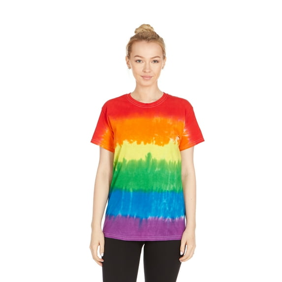 Daresay Tie Dye Style T-Shirts Women - Fun, Multi Color designs Tops
