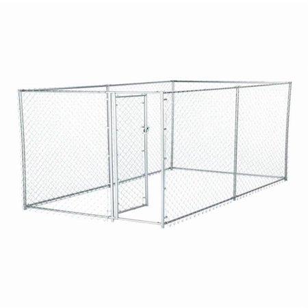 Daretocare Galvanized Chain Link Kennel with PC Frame
