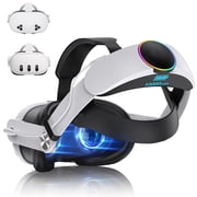 Daretodo Head Strap for Meta Quest 3/3S, 10000mAh Charging Elite Strap Replacement for Enhanced Comfort and Play Time, Adjustable Elite Strap VR Accessories for Meta/Oculus Quest 3S