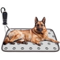 thumbnail image 1 of Daretodo Pet Heating pad 34"x21" Large Dog Cat Heating Pad Heated Ped Beds Dogs House Heater Electric Warming Pad for Puppies with Timer,Chew Resistant Cord,Easy Clean,Waterproof, 1 of 8