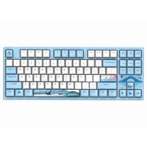 Dareu A87 Spring Swallow Theme 87 Keys Compact Layout Mechanical Gaming Keyboard, Cherry MX Brown Switch, PBT Keycaps