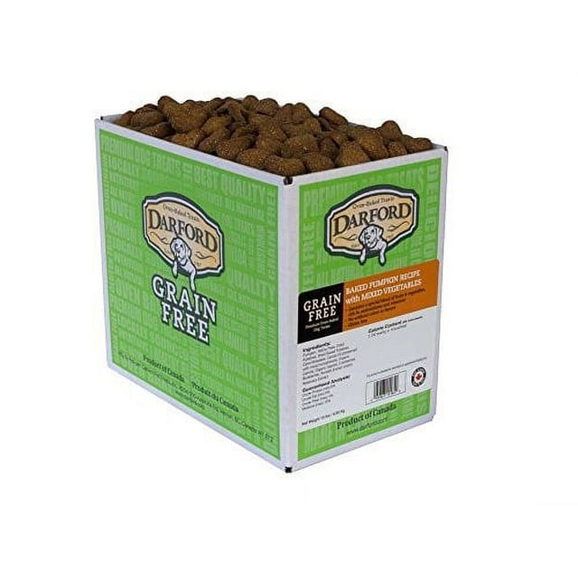 Darford GrainFree Pumpkin and Mixed Vegetables Dog Treat, 15 Lb