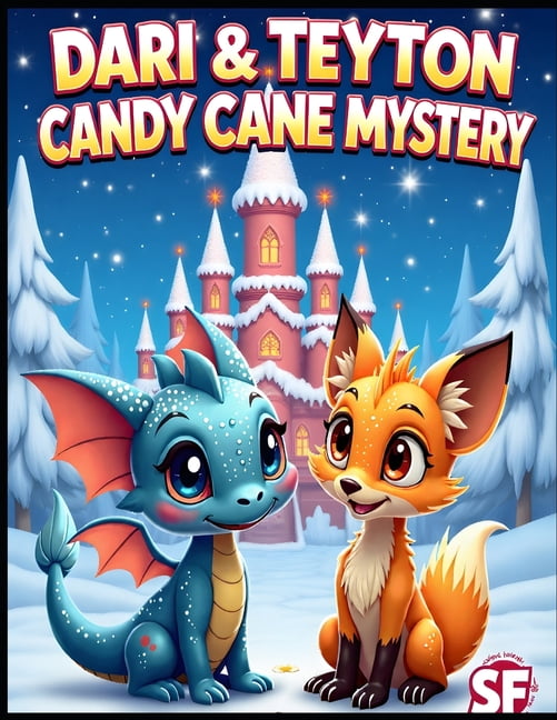 Dari & Teyton and the Candy Cane Mystery -: Standing in The Snowy Frostglow Village, Surrounded by Candy Canes and Festi, (Paperback)
