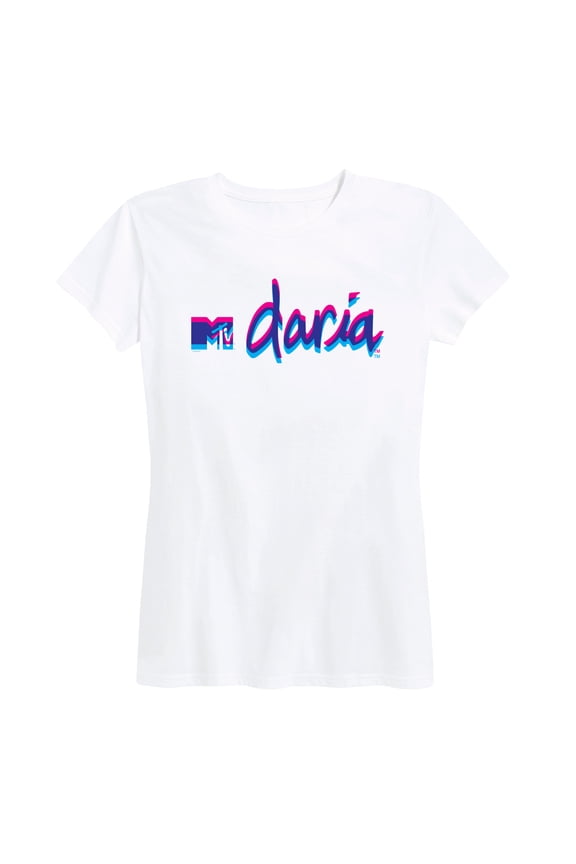 - 3D Daria Logo - Women's Short Sleeve Graphic T-Shirt