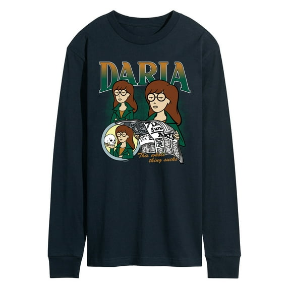 Daria - Collage - Men's Long Sleeve Graphic T-Shirt