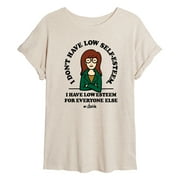 Daria - I Don't Have Low Self Esteem - Juniors Ideal Flowy Muscle T-Shirt