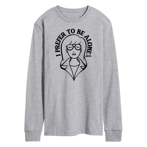 Daria - I Prefer To Be Alone - Men's Long Sleeve T-Shirt