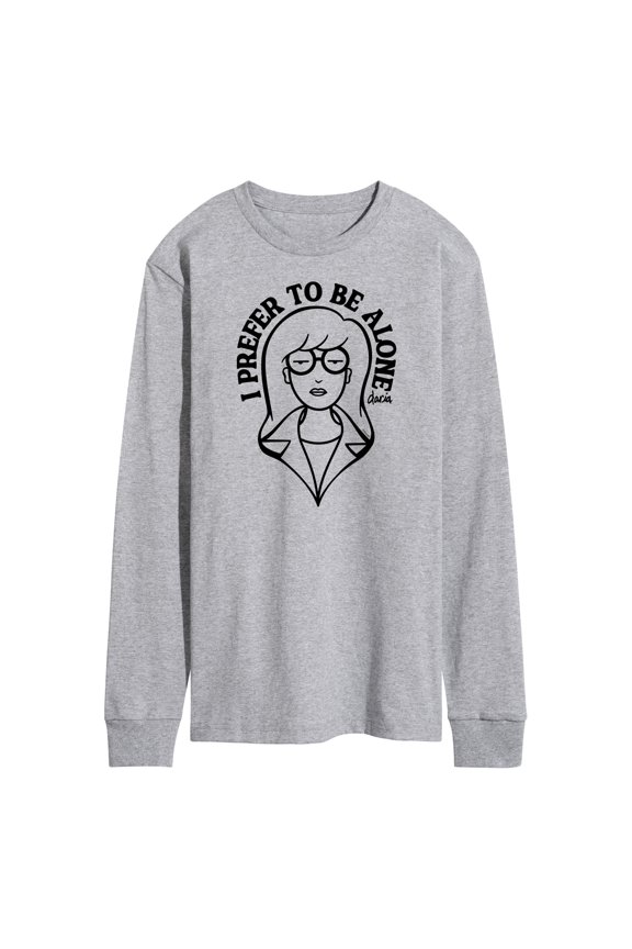 - I Prefer To Be Alone - Men's Long Sleeve T-Shirt