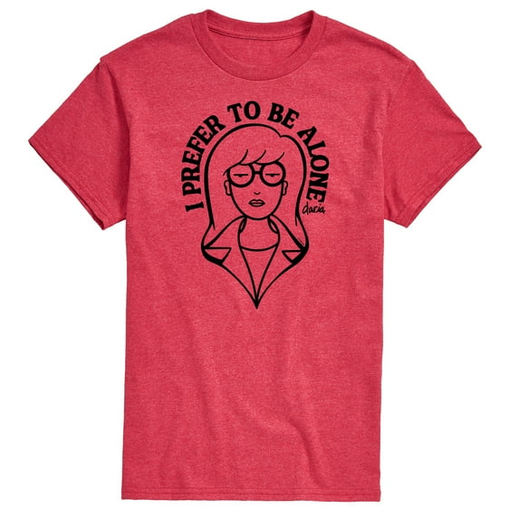 Daria - I Prefer To Be Alone - Men's Short Sleeve Graphic T-Shirt