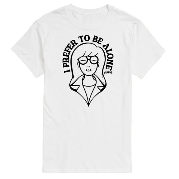 Daria - I Prefer To Be Alone - Men's Short Sleeve Graphic T-Shirt