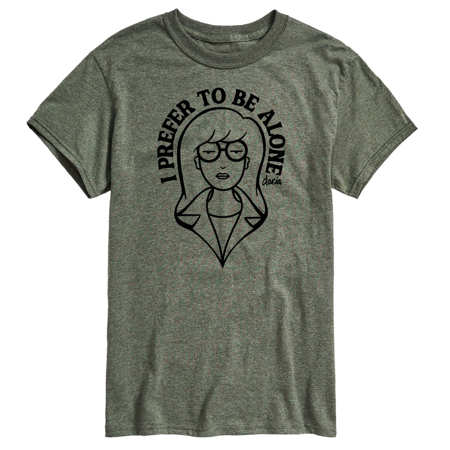 Daria - I Prefer To Be Alone - Men's Short Sleeve Graphic T-Shirt ...