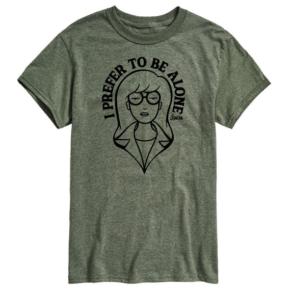Daria - I Prefer To Be Alone - Men's Short Sleeve Graphic T-Shirt