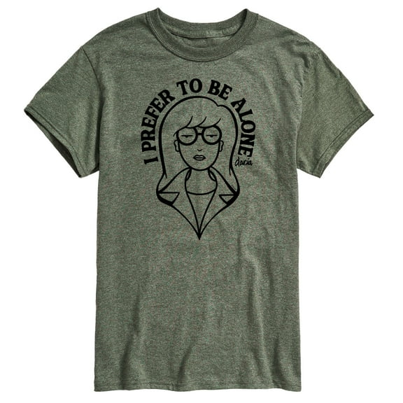 Daria - I Prefer To Be Alone - Men's Short Sleeve Graphic T-Shirt