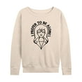 thumbnail image 1 of Daria - I Prefer To Be Alone - Women's Lightweight French Terry Long Sleeve Shirt, 1 of 5
