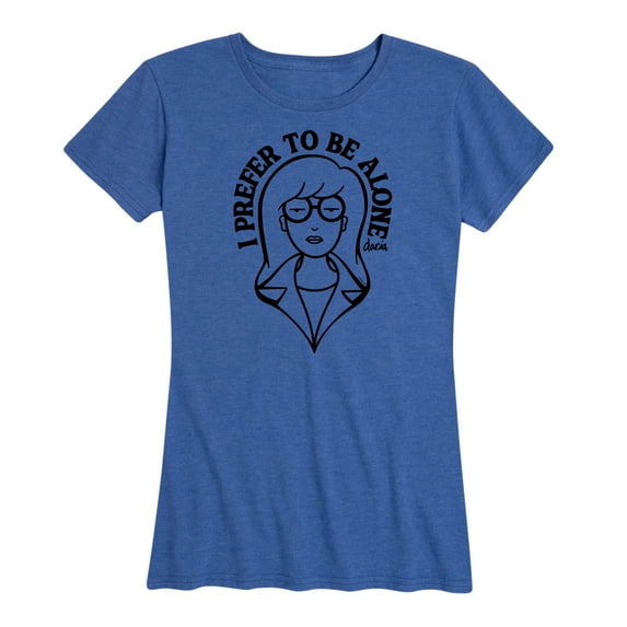 Daria - I Prefer To Be Alone - Women's Short Sleeve Graphic T-Shirt