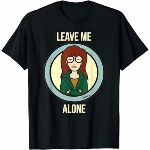 Daria Leave Me Alone Quote T-Shirt, Vintage Birthday Gift