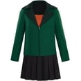 thumbnail image 1 of Daria Morgendorffer 3 Piece Daria Green Jacket Skirt Shirt Uniform Outfit for Women Adult, 1 of 6