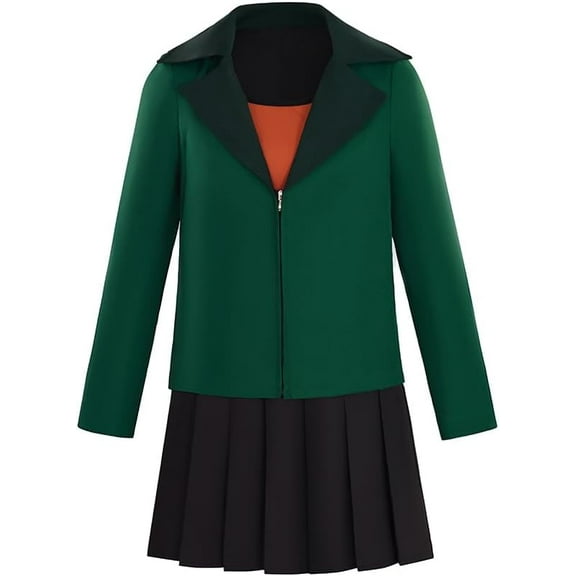 Daria Morgendorffer 3 Piece Daria Green Jacket Skirt Shirt Uniform Outfit for Women Adult
