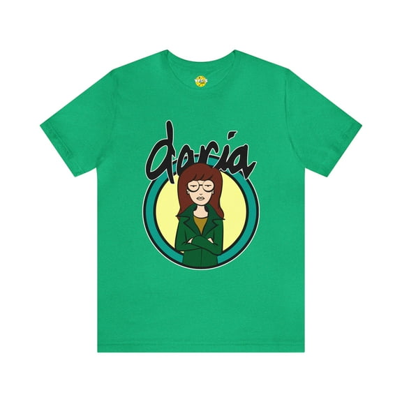 Daria Morgendorffer Short Sleeve T-Shirt - Vintage MTV Retro Cartoon Tee
